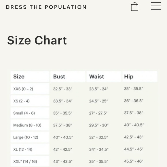 Dress the Population Navy Dress XS - Picture 7 of 7